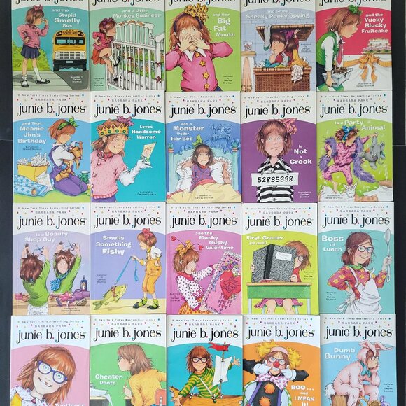 JUNIE B. JONES BOOKS LOT OF 20 ALMOST COMPLETE SET BY BARBARA PARK SCHOLASTIC - Picture 2 of 15